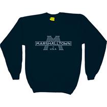 Navy Sweatshirts - MARSHALLTOWN