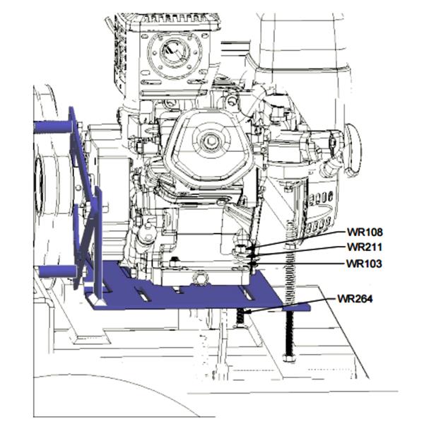 Engine Mount w/ Hardware Kit