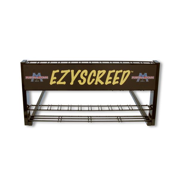 Front view of MARSHALLTOWN Ezyscreed™ Rack for storage or display