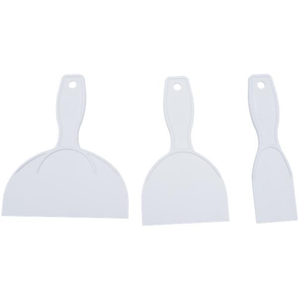 Set of three MARSHALLTOWN QLT plastic putty and joint knives