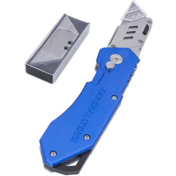 MARSHALLTOWN folding utility knife with extra blades 