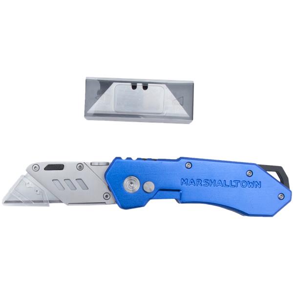 MARSHALLTOWN folding utility knife with blade storage container