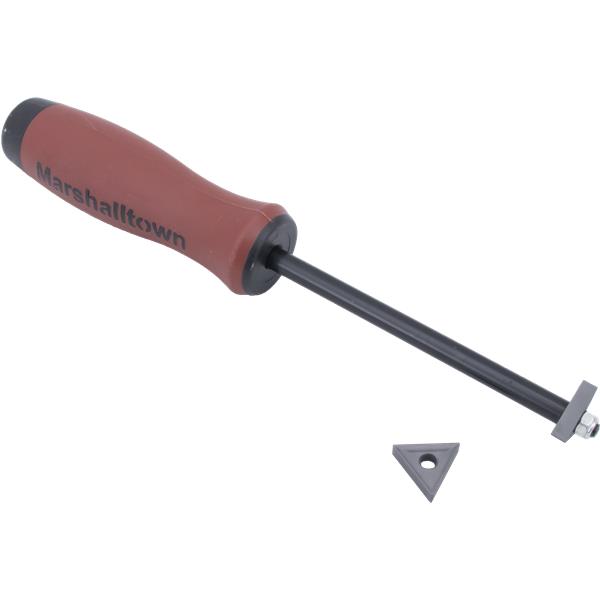 Side view of a MARSHALLTOWN grout removal tool