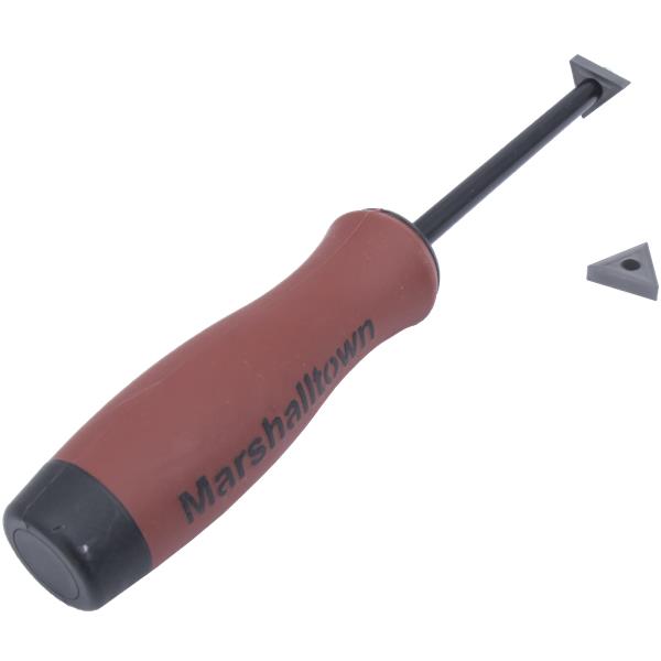 MARSHALLTOWN grout removal tool with ergonomic handle