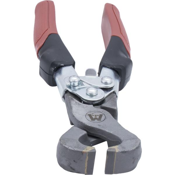 Angled view of a MARSHALLTOWN tile nippers tool