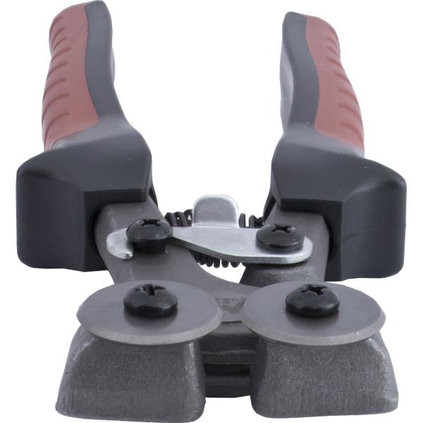 Front view of MARSHALLTOWN tile nippers tool.
