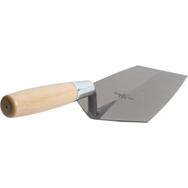 Side profile of a MARSHALLTOWN bucket trowel
