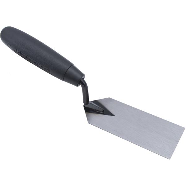 Angled view of a MARSHALLTOWN QLT margin trowel