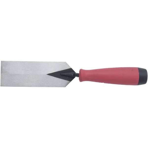 Side view of a MARSHALLTOWN QLT margin trowel