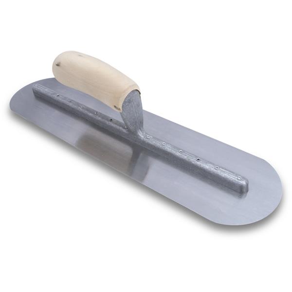 MARSHALLTOWN QLT fully rounded finishing trowel profile