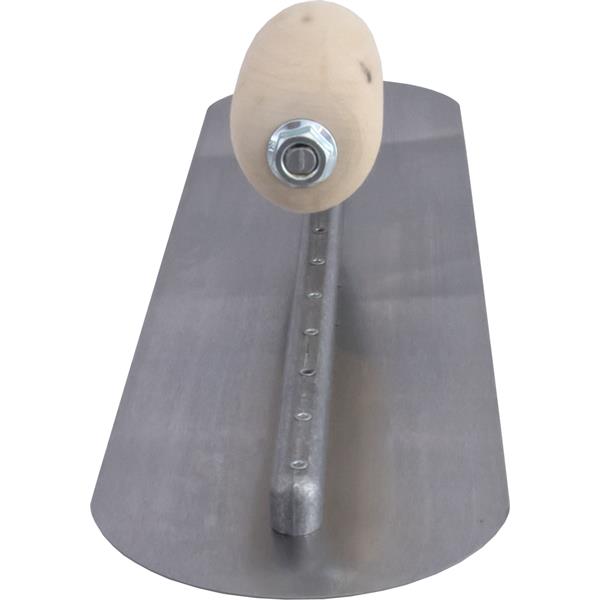 MARSHALLTOWN QLT fully rounded finishing trowel on display