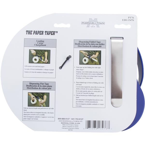 MARSHALLTOWN The Paper Taper™ packaging back with instructions