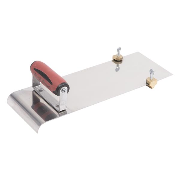 MARSHALLTOWN stainless steel hand edger with adjustable groover