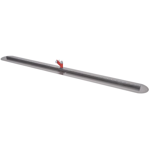 Side profile of a MARSHALLTOWN Fresno trowel.
