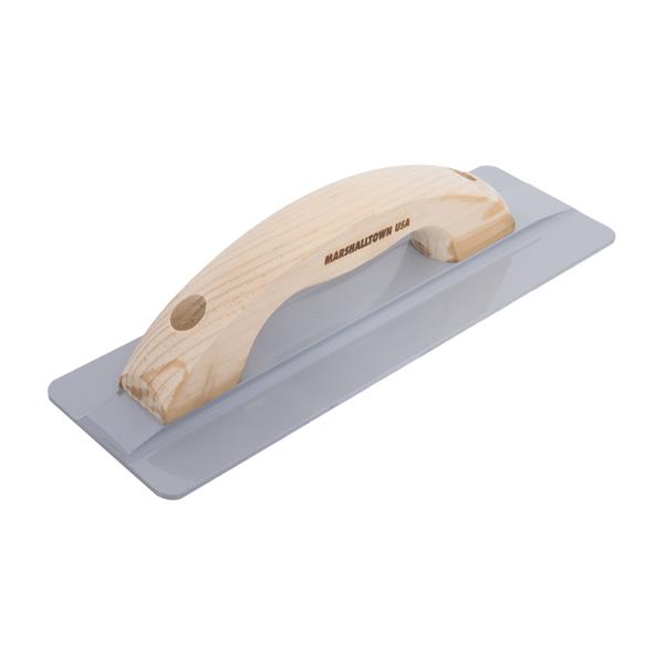 Profile of a MARSHALLTOWN "The Hog" magnesium hand float