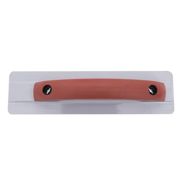 Top view of a MARSHALLTOWN beveled end magnesium hand float