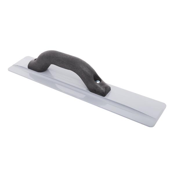 Side view of a MARSHALLTOWN beveled end magnesium hand float