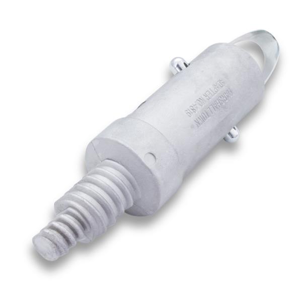 Compact profile of a MARSHALLTOWN push button handle adapter