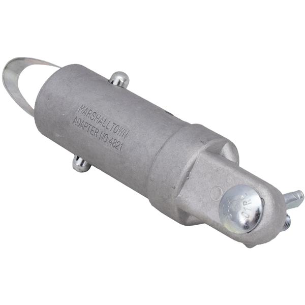 Marshalltown push button handle adapter close-up view