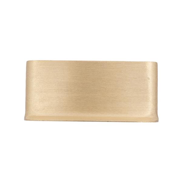Front view of a MARSHALLTOWN QLT bronze hand edger