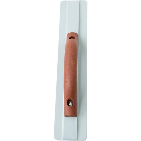 Top view of a MARSHALLTOWN beveled end magnesium hand float