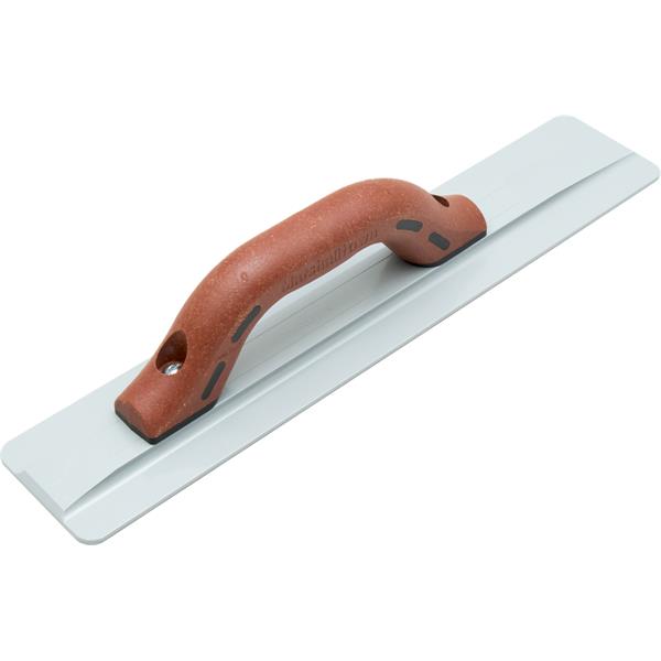 Side view of a MARSHALLTOWN beveled end magnesium hand float