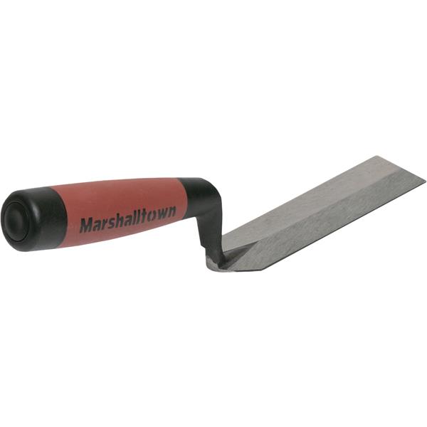 Angled view of a MARSHALLTOWN archaeology margin trowel