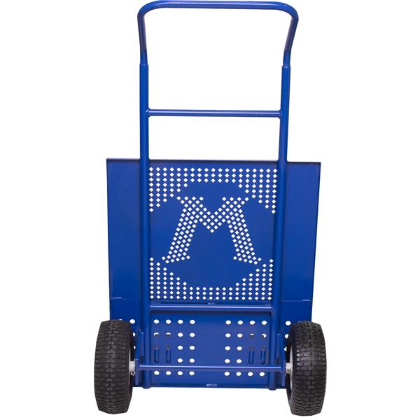 Front view of a MARSHALLTOWN brick and block cart