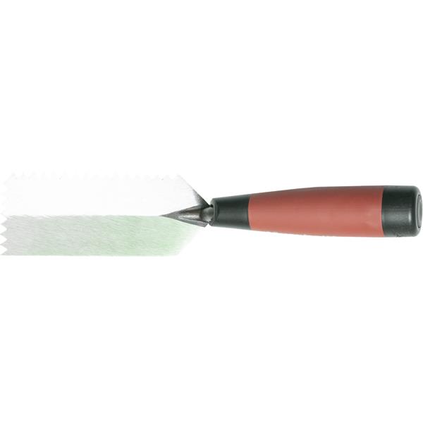 MARSHALLTOWN notched margin trowel with ergonomic handle