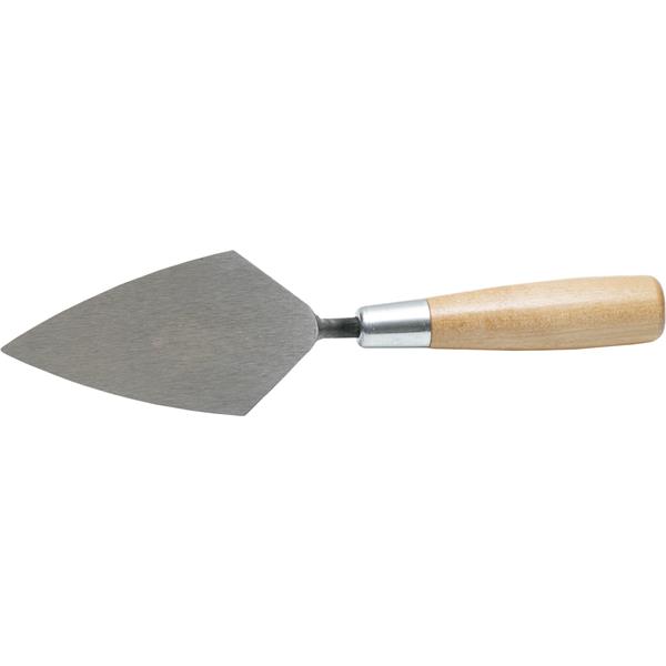 Side view of a MARSHALLTOWN archaeology pointing trowel