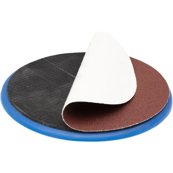 Angled view of a MARSHALLTOWN radial sanding disc