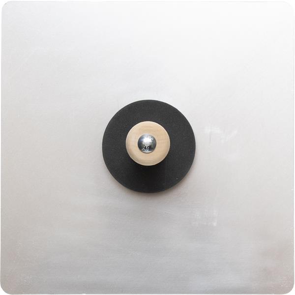 Top view of a MARSHALLTOWN hawk tool for masonry tasks