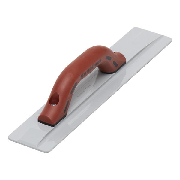 Product view of a MARSHALLTOWN beveled end magnesium hand float