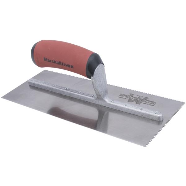 MARSHALLTOWN cut-back notched trowel with handle