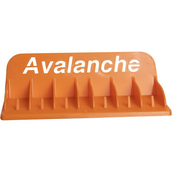 Front view of an Avalanche storage bracket by AVALANCHE