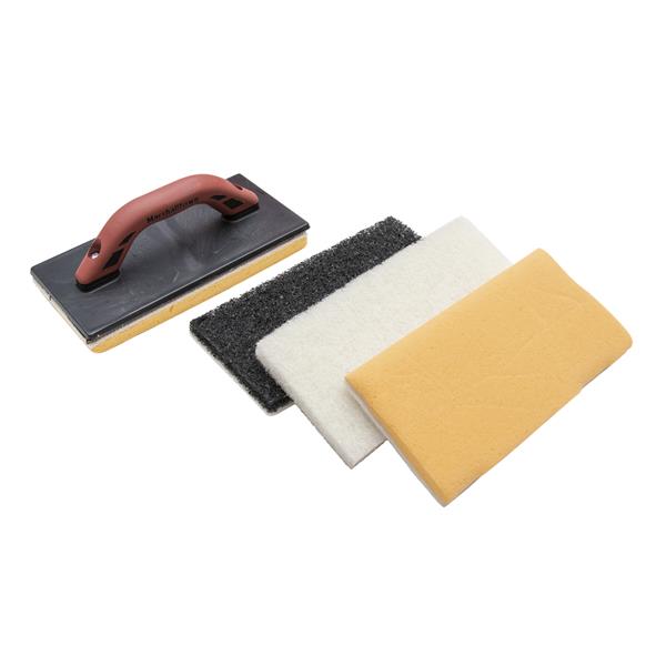 MARSHALLTOWN QLT Grout System with handle, sponge, and scrub pads