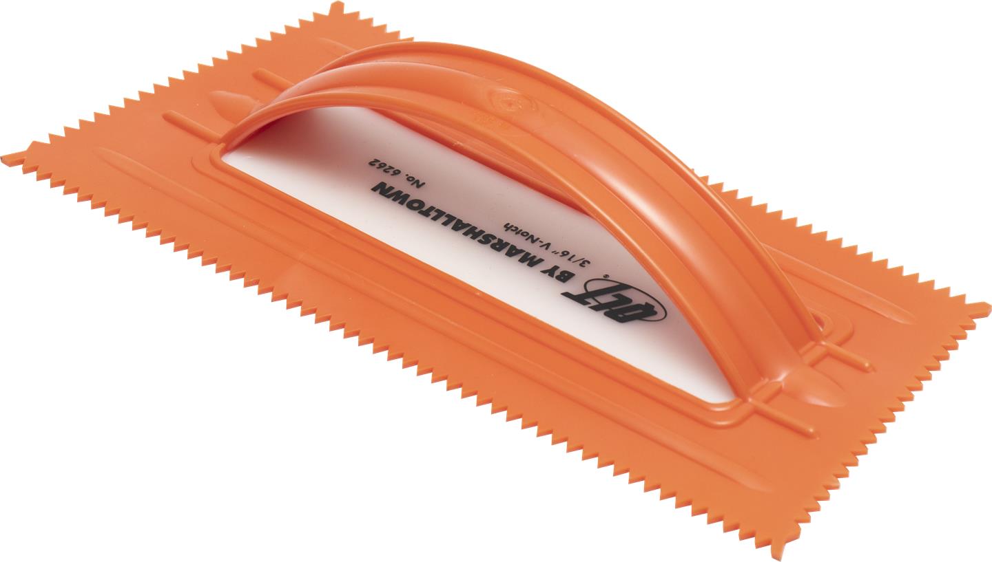 Part # : 6262 - QLT Plastic Notched Trowels - MARSHALLTOWN®