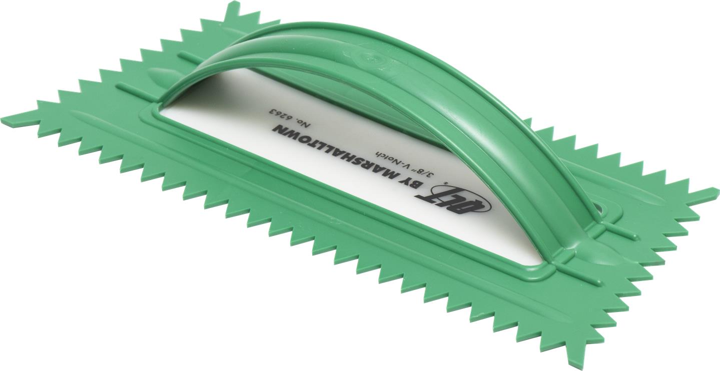 水晶 ポイント タワー 1.5kgオーバー Part # : 6263 - QLT Plastic Notched Trowels - MARSHALLTOWN®