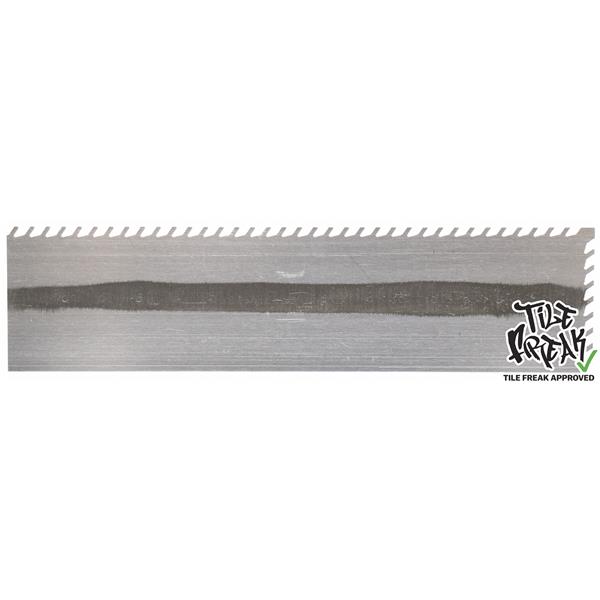 Tile freak approved MARSHALLTOWN LayFlat™ notched trowel blade