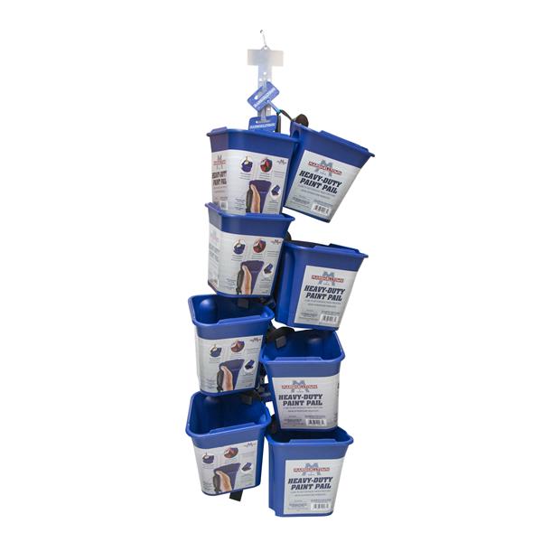 MARSHALLTOWN heavy-duty paint pail strip clip display