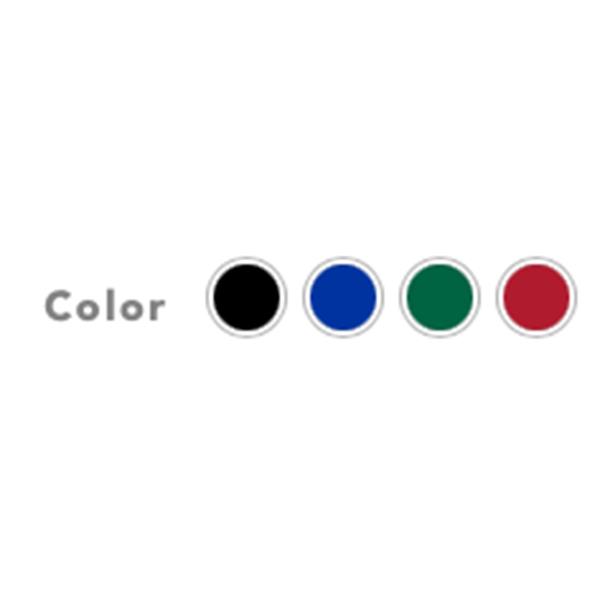 Four color options for MARSHALLTOWN customizable pens and pencils.