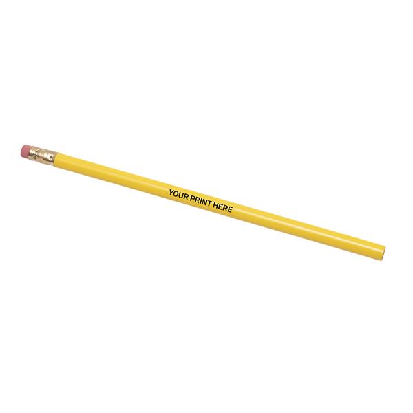 Customizable pencil by MARSHALLTOWN with imprint area shown