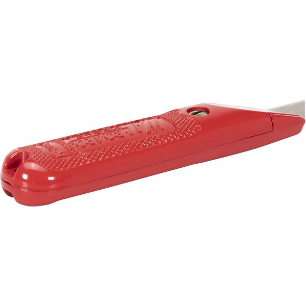 Angled view of a WAL-BOARD TOOLS fixed blade utility knife