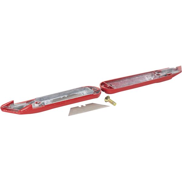 Two-piece set of a WAL-BOARD TOOLS fixed blade utility knife