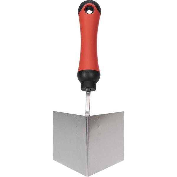 WAL-BOARD TOOLS corner tool with soft grip handle in profile view