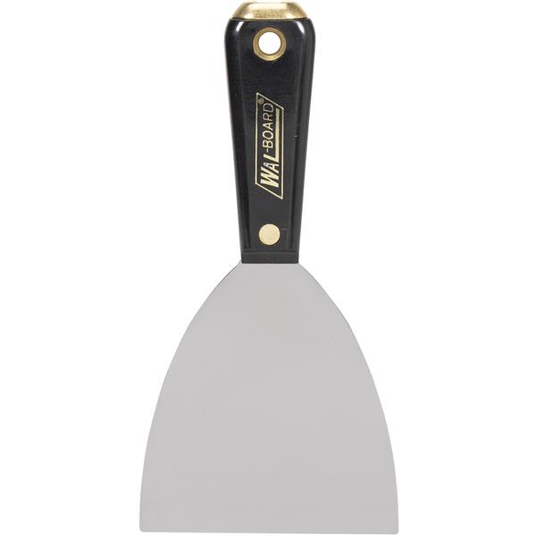 Front view of a WAL-BOARD TOOLS plastic handle hammer-end knife.