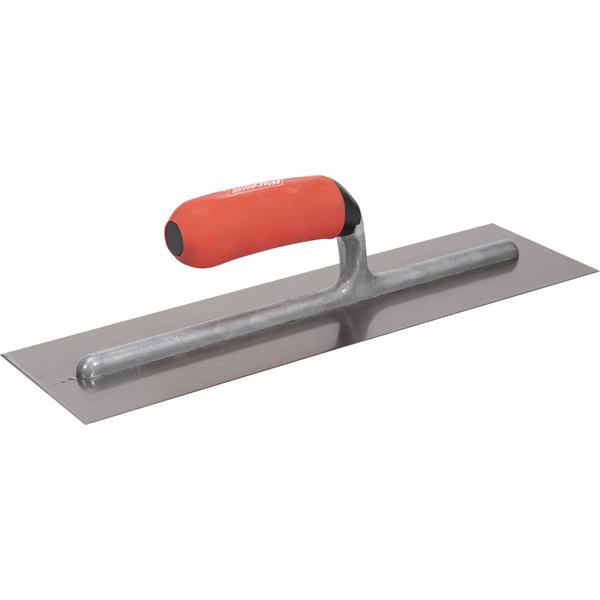 MARSHALLTOWN carbon steel finishing trowel with ergonomic handle