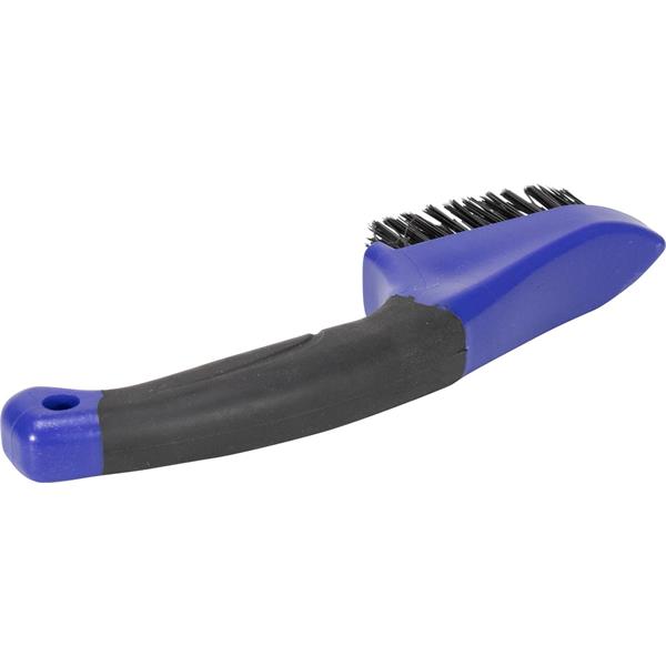 Profile of a MARSHALLTOWN nylon wire brush with ergonomic handle