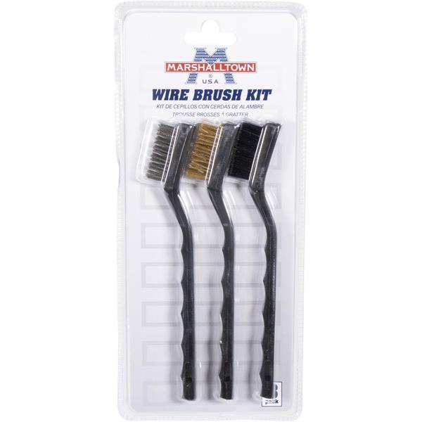 Pack of MARSHALLTOWN wire brushes in packaging