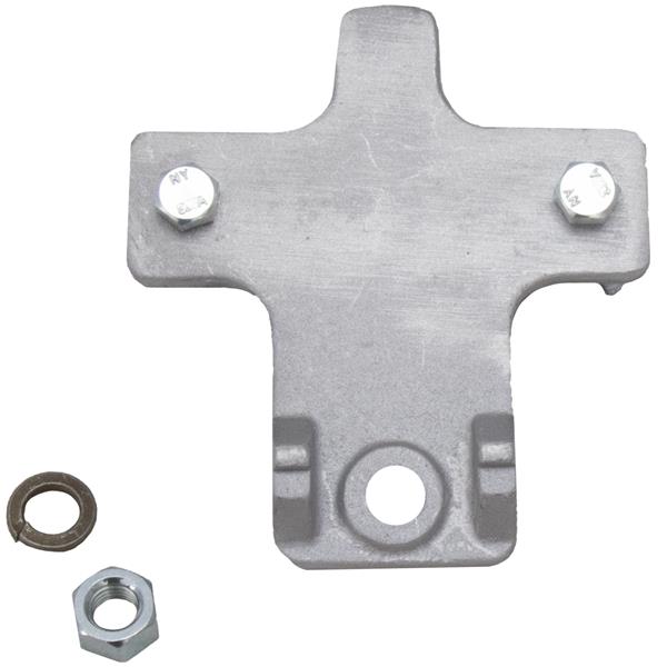 Top view of a MARSHALLTOWN Fresno Bull Float Bracket Adapter